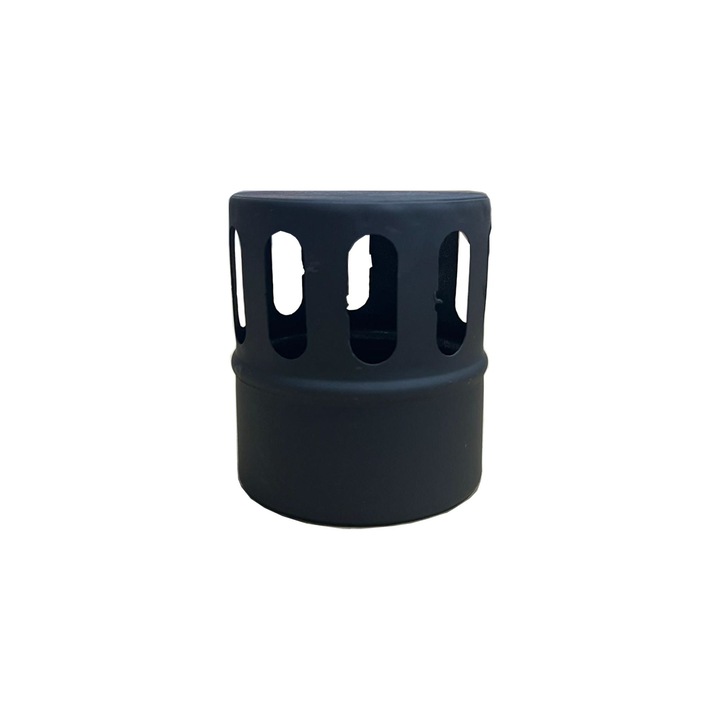 Capac terminal, inox, simplu perete, tip A, grosime 0.5 mm, Ø 80 mm