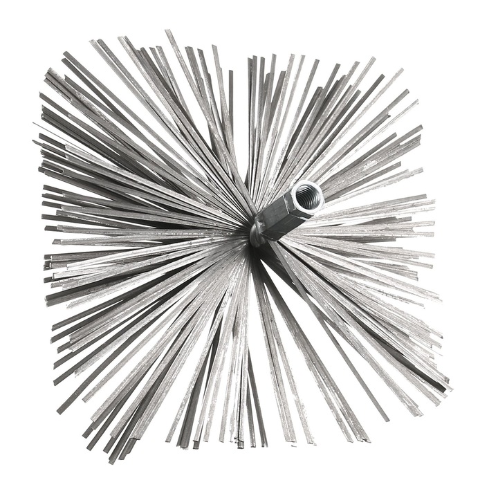 Arici pentru burlan soba, patrat, otel, Ø 250 mm