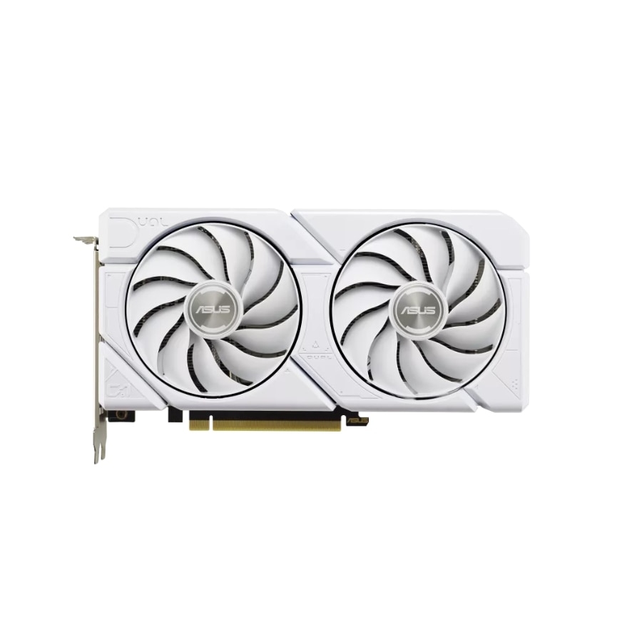 Placa video ASUS GeForce RTX 4060 DUAL EVO OC WHITE 8GB GDDR6 128