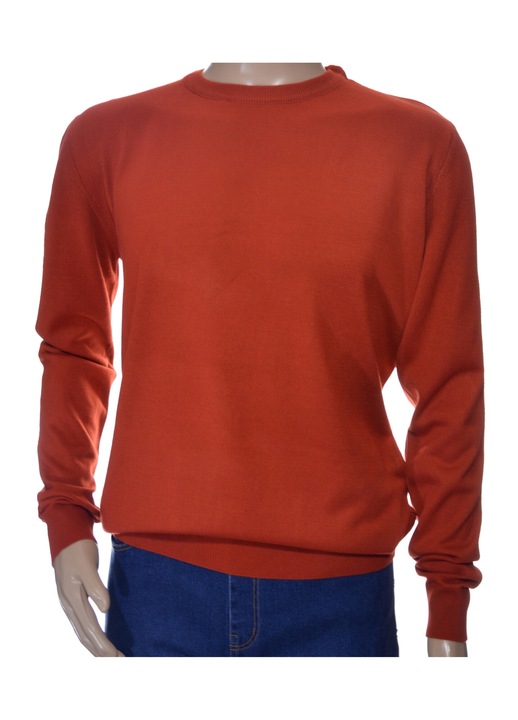 Férfi pulóver, Kasmír, Piros, 2XL INTL