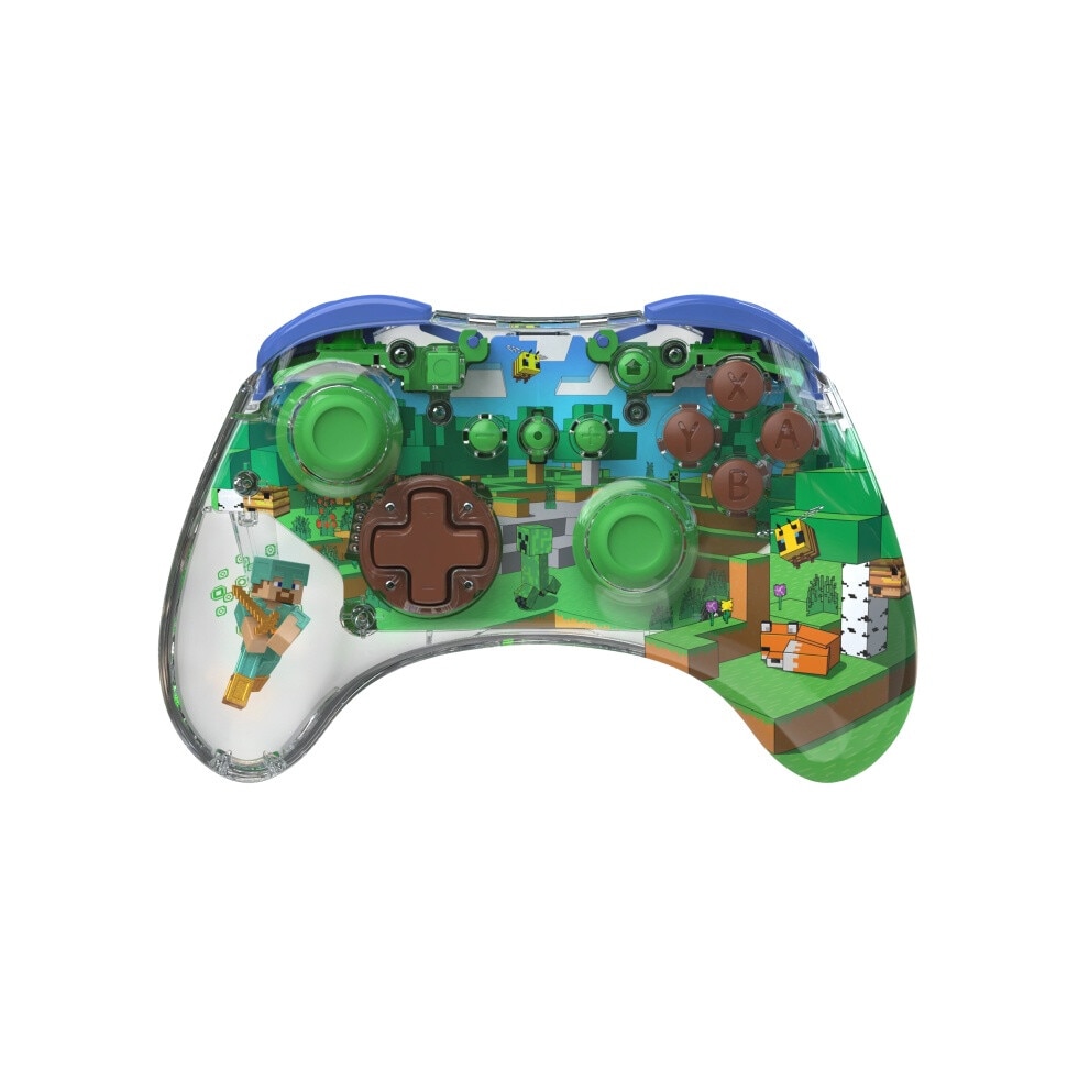 Controller Pdp Realmz Wireless Minecraft Forest Biome Pentru