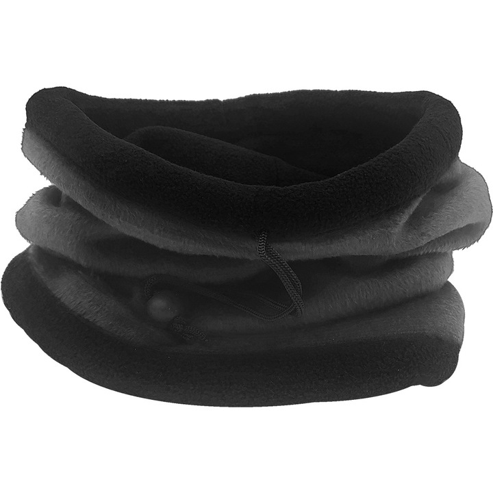 Fular Circular Cu Doua Laturi Barbati, Polar Fleece Neck Warmer, Gri