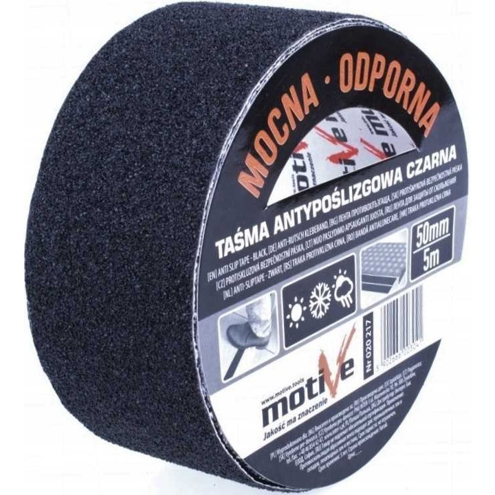 Motive banda antiderapanta neagra 5m 020 217