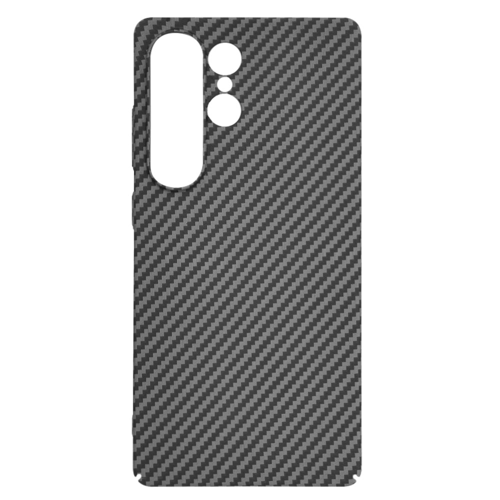 Husa pentru Samsung Galaxy S25 Ultra Daden®, Ultra Slim, Carbonite FiberShell, Calitate Premium, Negru
