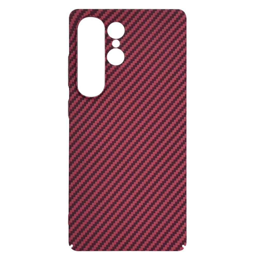 Husa pentru Samsung Galaxy S25 Ultra - Techsuit Carbonite FiberShell - Red