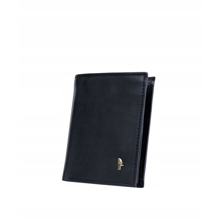 Portofel barbati PUCCINI colectia Murano, piele naturala, RFID, negru