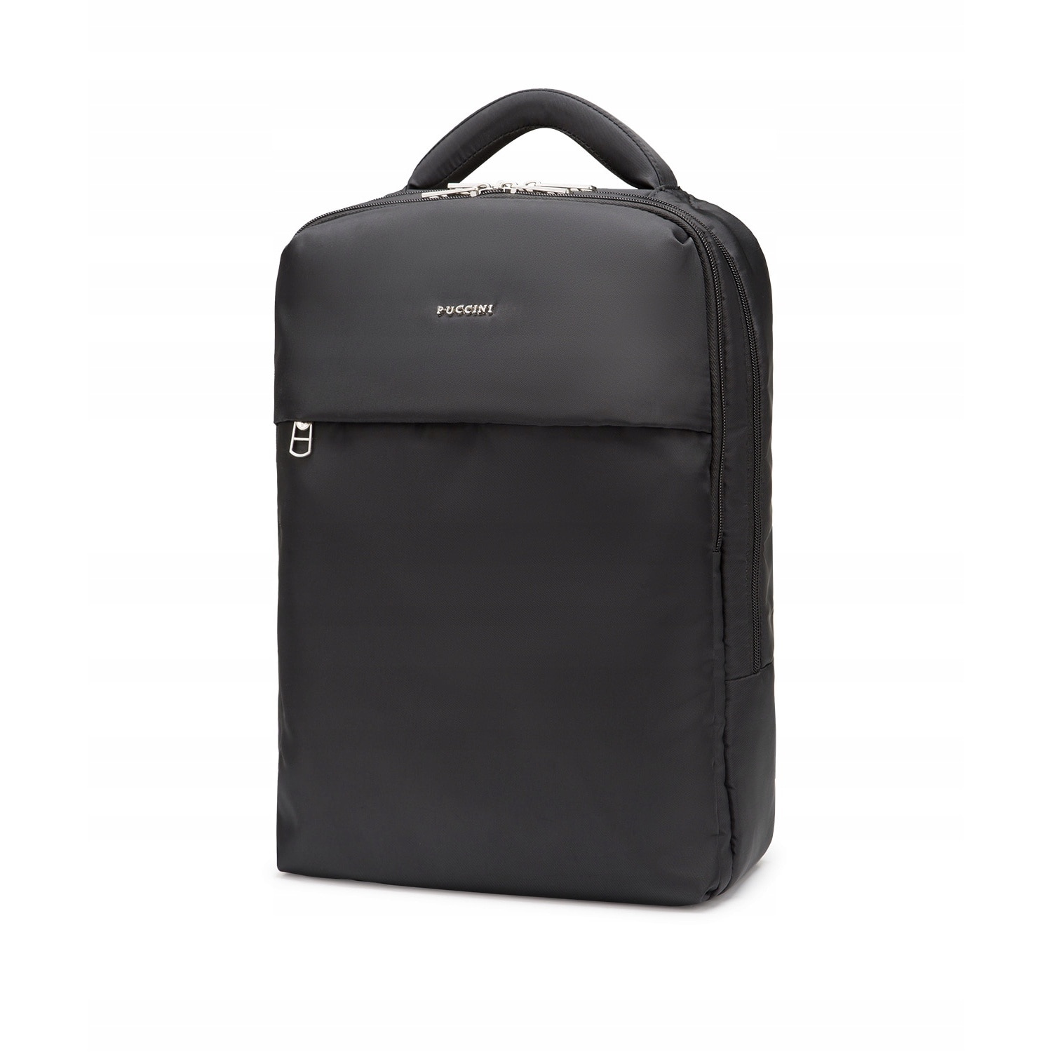 Rucsac dama pentru laptop Puccini, model Infinity, 2 compartimente, negru, pentru laptop 15 inch