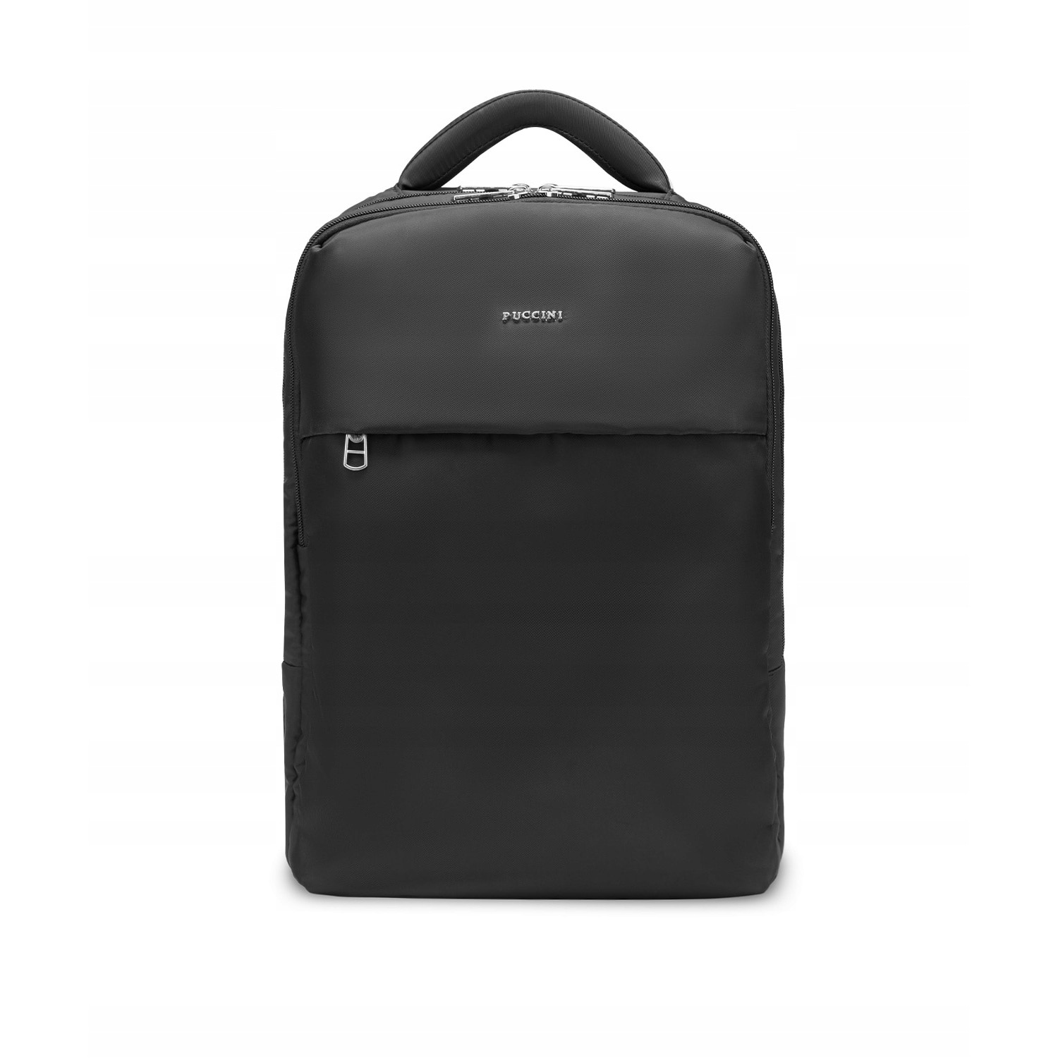 Rucsac dama pentru laptop Puccini, model Infinity, 2 compartimente, negru, pentru laptop 15 inch