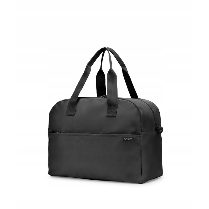 Geanta de voiaj Easy Pack, Puccini, neagra, 40x30x20 cm, multifunctionala