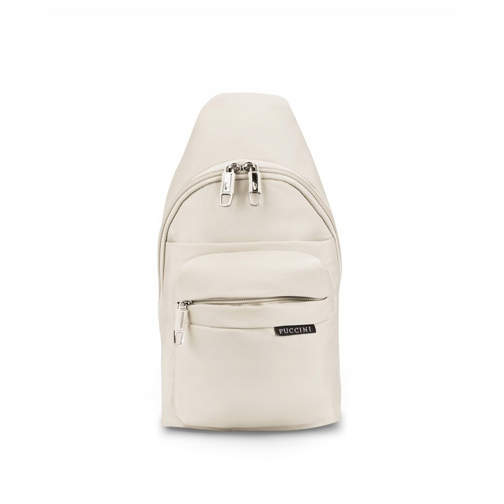 Rucsac crossbody PUCCINI, bej, 30x18x6cm, 3l