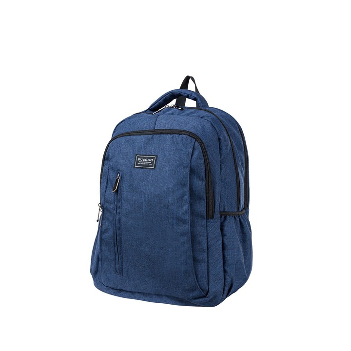 Rucsac mare pentru laptop 16", PUCCINI, albastru, 44x33x19cm