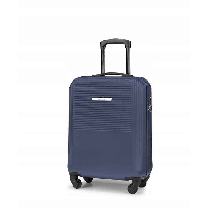 Troler cabina PUCCINI San Diego, bleumarin, 55x40x20cm, 34l, ABS