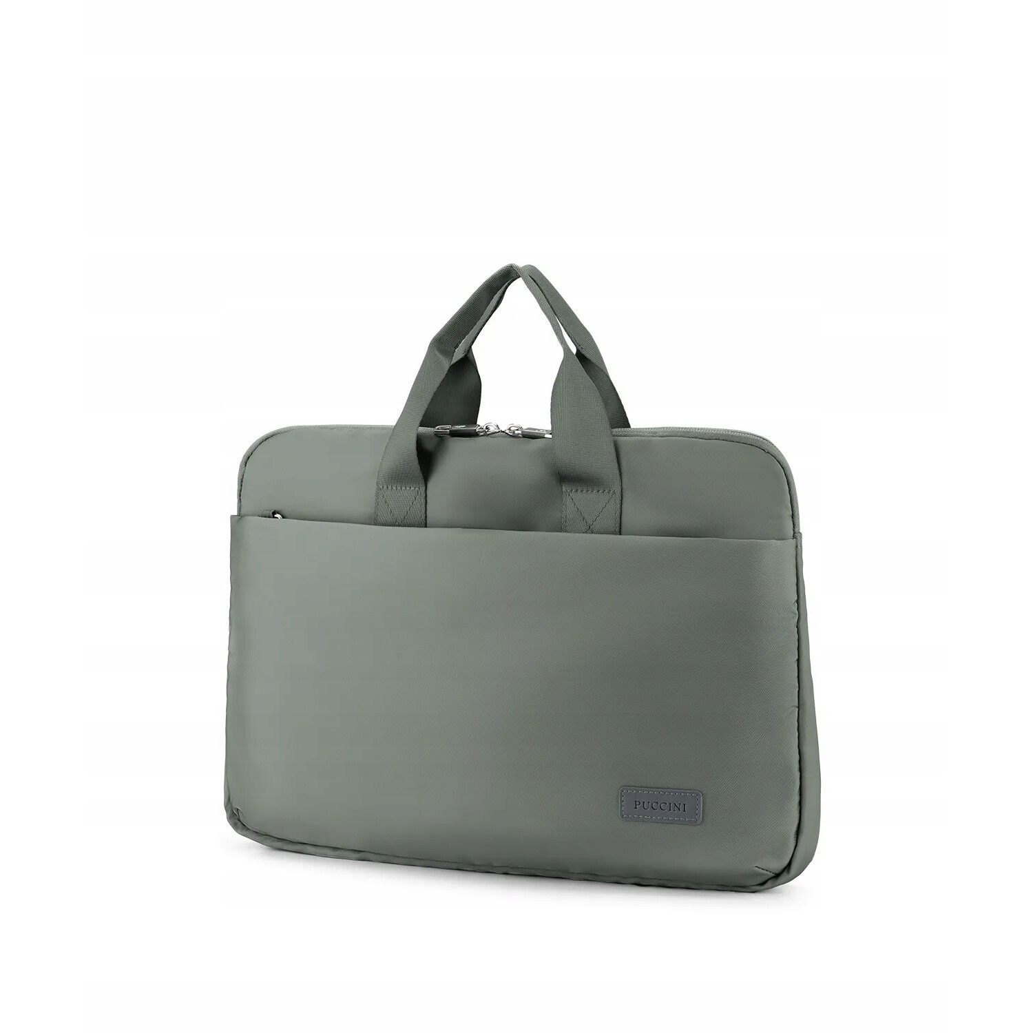 Geanta laptop 15.6'', Puccini, Pulse Collection, verde, 40x28.5x6cm