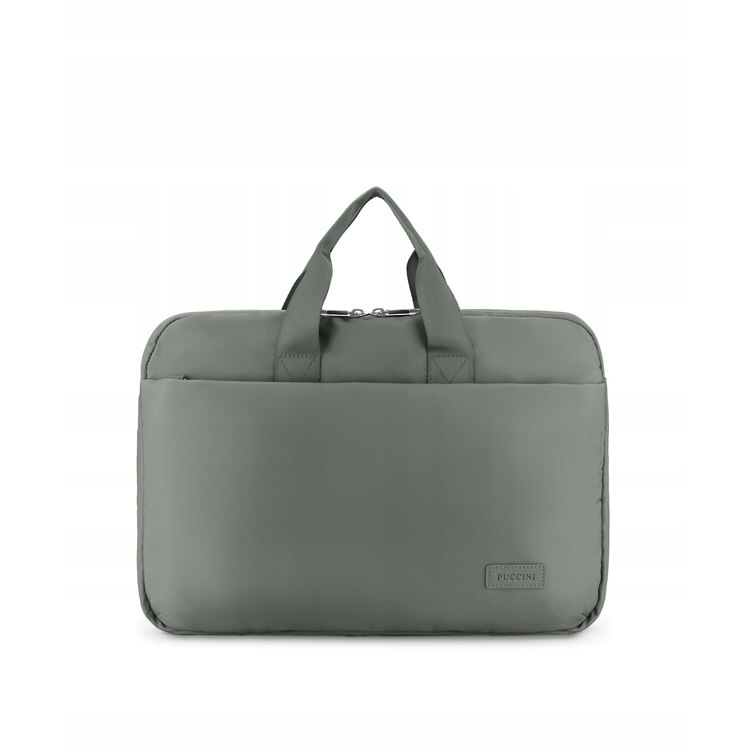 Geanta laptop 15.6'', Puccini, Pulse Collection, verde, 40x28.5x6cm
