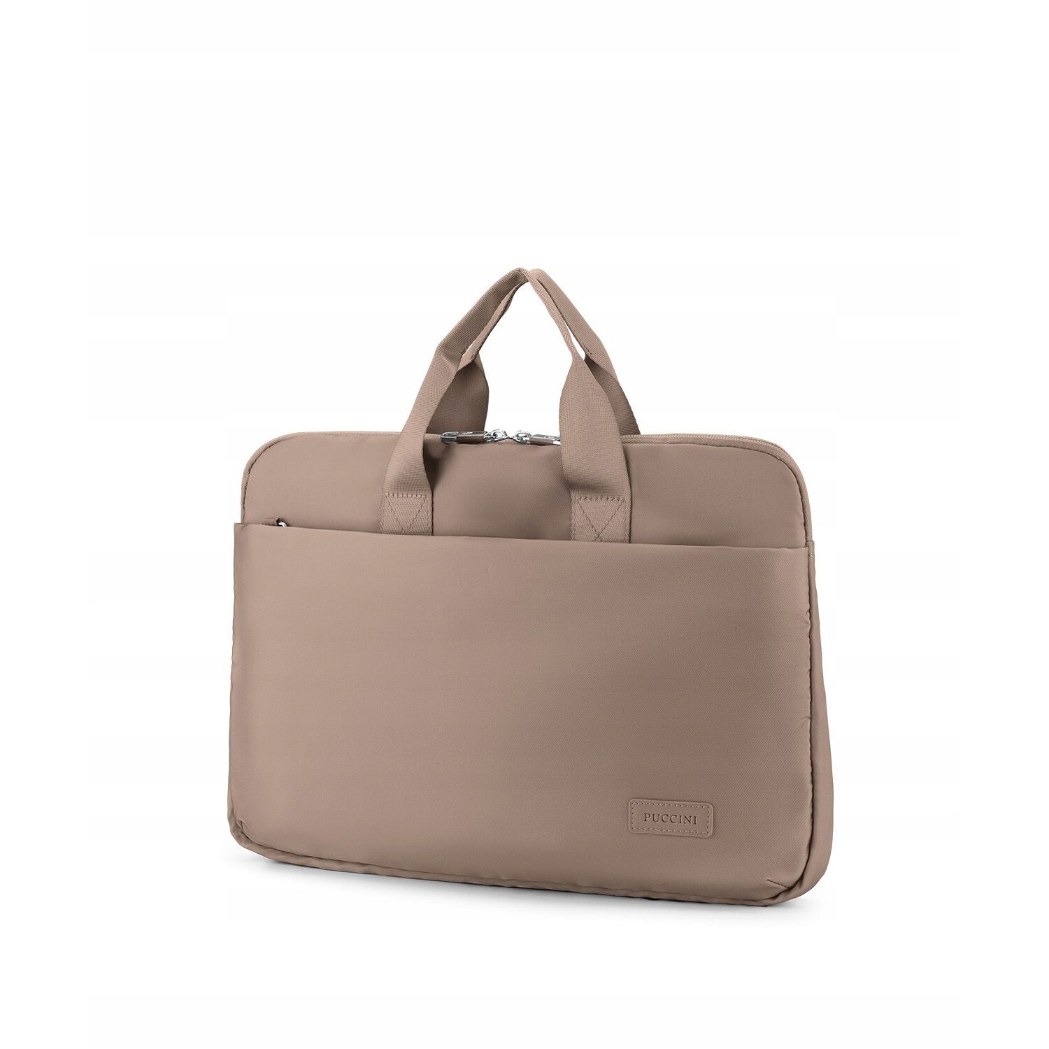 Geanta laptop 15.6'', Puccini, Pulse Collection, bej, 28.5x40x6cm