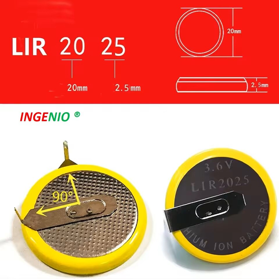 Xnrkey LIR2025 Oplaadbare Batterij Voor Bmw E46 E3