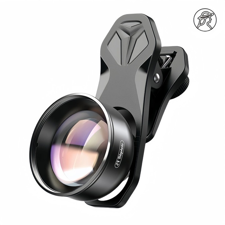 Apexel 4K HD professzionális fotóobjektív, 55-135 mm, univerzális klip