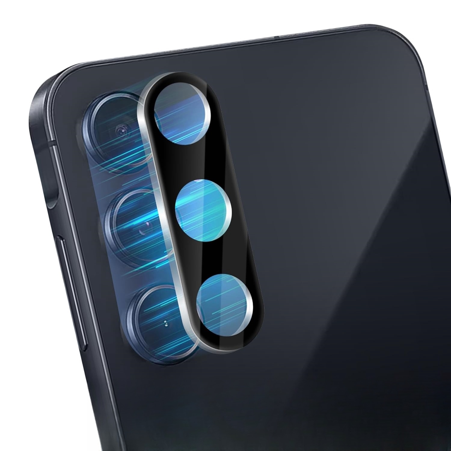 Folie protectie camera, MDUG, pentru Samsung Galaxy A55 5G, ultra-subtire, claritate HD, negru