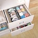 Cutie De Depozitare, Cyrax, Pentru Lenjerie, Sosete Si Sutiene, Material Textil, 6 Compartimente, 32 x 16 x 10 cm, Culoare Gri