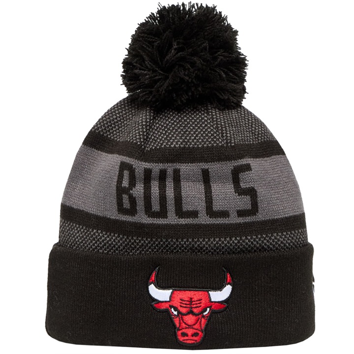 Мъжка шапка New Era Jake Cuff Beanie Chicago Bulls Hat 60565217, Сив, 55-60 CM