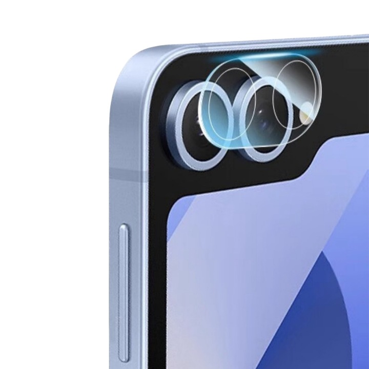 Kamera védőfólia, MDUG, Samsung Galaxy Z Flip 6-hoz, HD 9H védelem, átlátszó