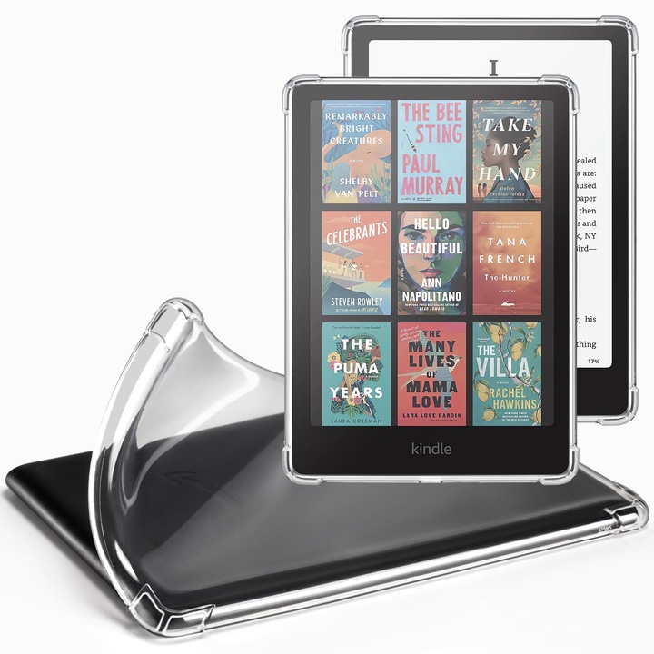 Защитен калъф за Kindle 7-inch 12th Gen и Kindle Colorsoft Signature Edition, TPU, прозрачен, ултратънък, лек