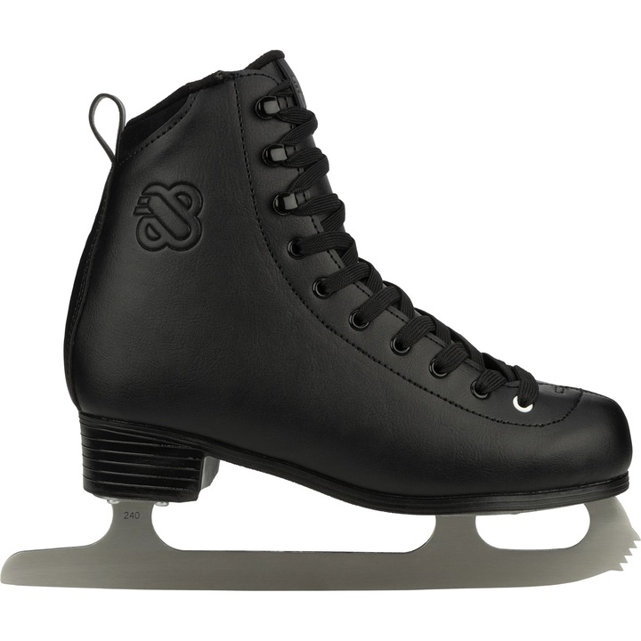Patine patinaj artistic Nijdam Classic Deluxe -Lutzy Loop, Negru, 43