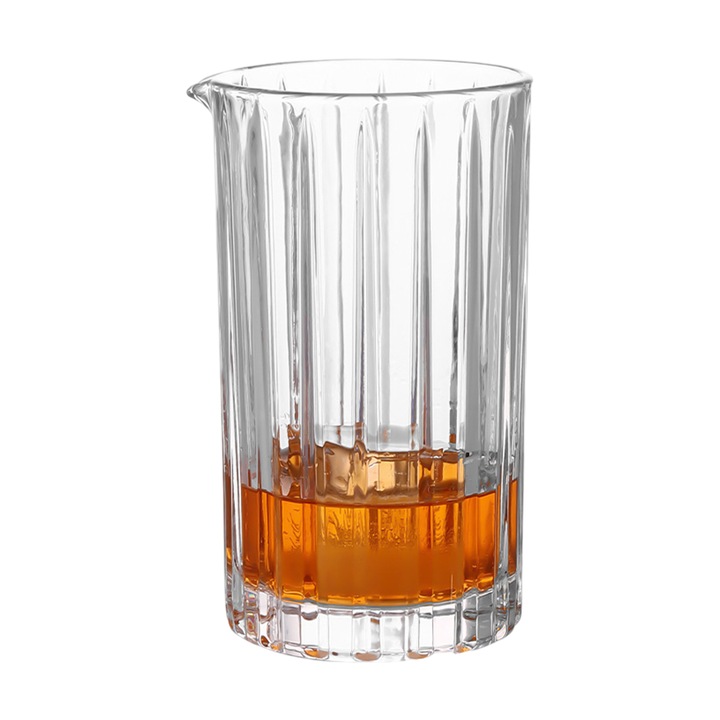 Чаша за смесване на коктейли Enforose, Диамантен дизайн, Кристално стъкло без олово, Прозрачна