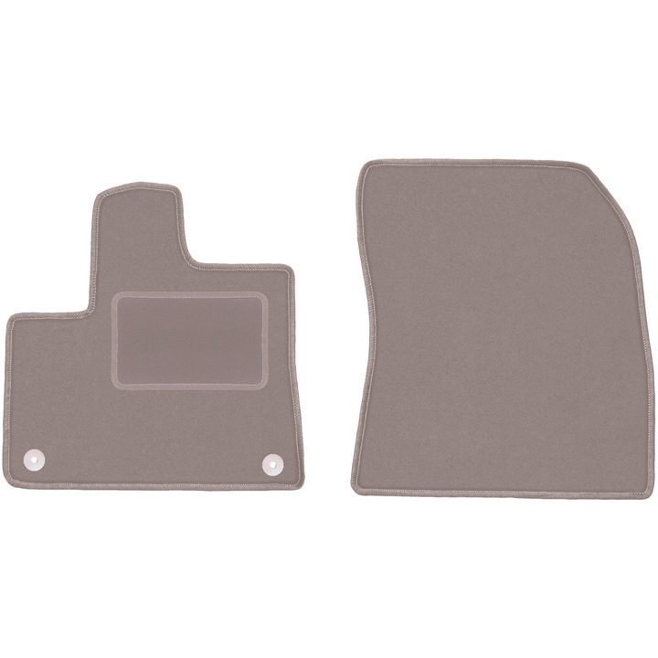 Set fata bej Covorase auto pentru: Citroen Rifter (2018-)