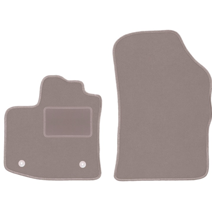 Set fata bej Covorase auto pentru: Dacia Dokker (2013-)