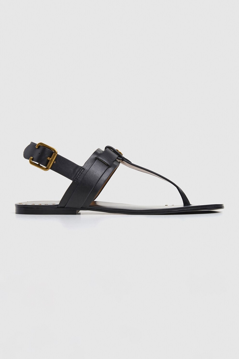 Pepe Jeans London, Sandale cu talpa joasa si catarama, Negru, 38