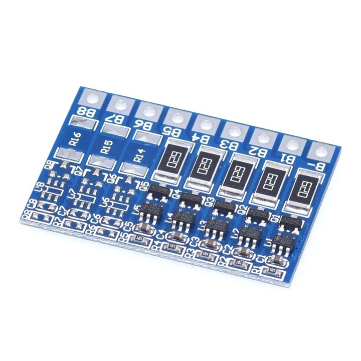 Modul de egalizare pentru incarcare baterie Litiu, BMS 5S, 66mA