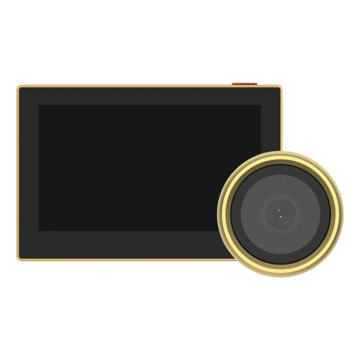 Intelligens elektronikus kereső, Wi-Fi, FullHD 1080P, 4,3 hüvelykes monitor, 2200 mAh akkumulátor, arany - EZVIZ CS-HP2-Golden