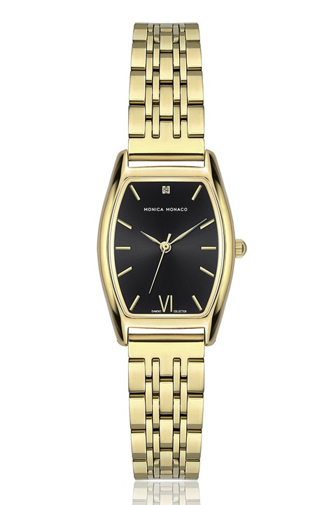 Monica Monaco, Analóg karóra gyémánttal díszített számlappal, Aranyszín
