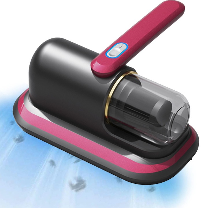 Aspirator Lingo portabil UVC, 8000Pa, pentru saltele si textile, rezervor 180ml, violet