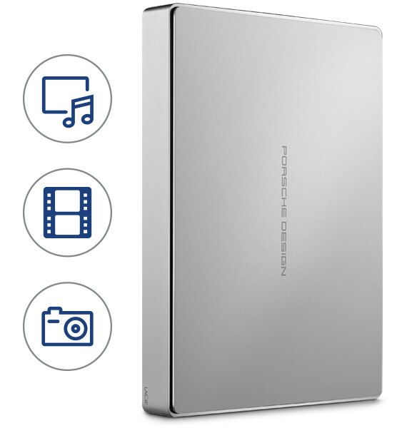 HDD extern LaCie Porsche Design 4TB, 3.5, USB 3.1, Type C, silver