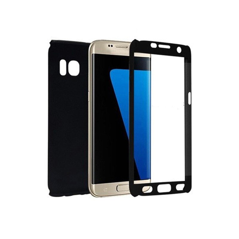 Husa Aisi 360 Full Cover Samsung Galaxy J3 2017 + folie sticla - Negru