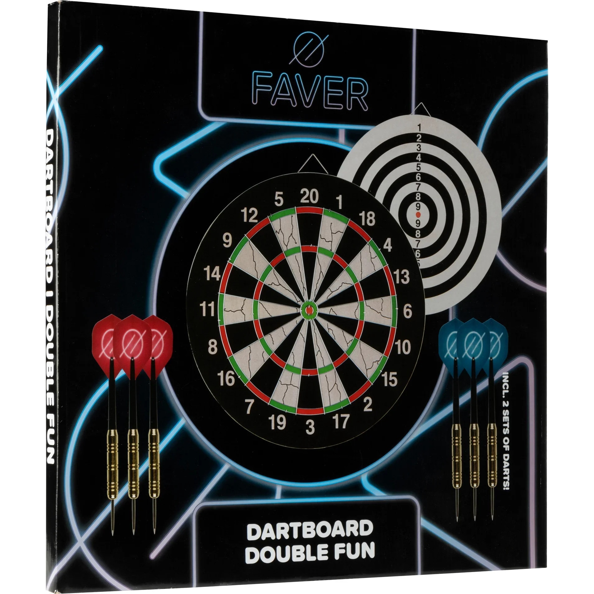 Placa darts Faver Flock II, Multicolor, uni - eMAG.ro