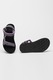 Teva, Sandale wedge cu velcro, Negru/Albastru inchis/Lila