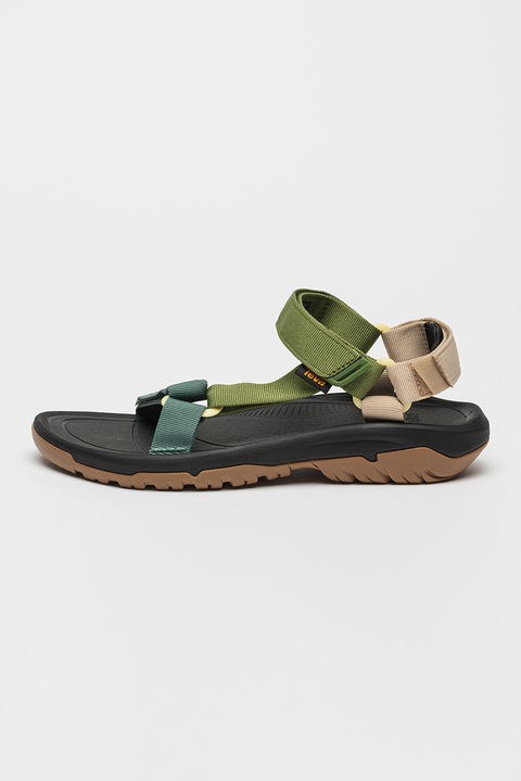 Teva, Sandale cu velcro Hurricane XLT2, Negru/Verde aquamarin/Verde feriga