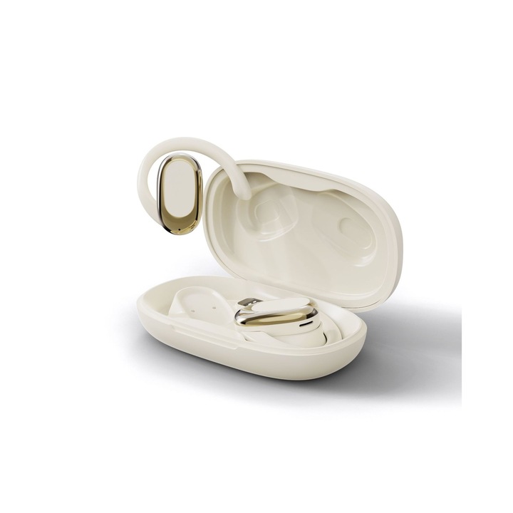 Vezeték nélküli fejhallgató, fekete, Bluetooth 5, vízálló, 8 órás akkumulátor-üzemidő