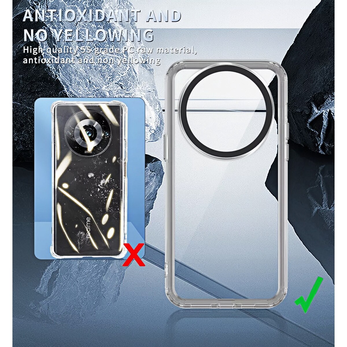 Husa pentru Oppo Reno12 F / Reno12 FS, Husa telefon rezistenta la socuri si 2 folie securizata, Transparent