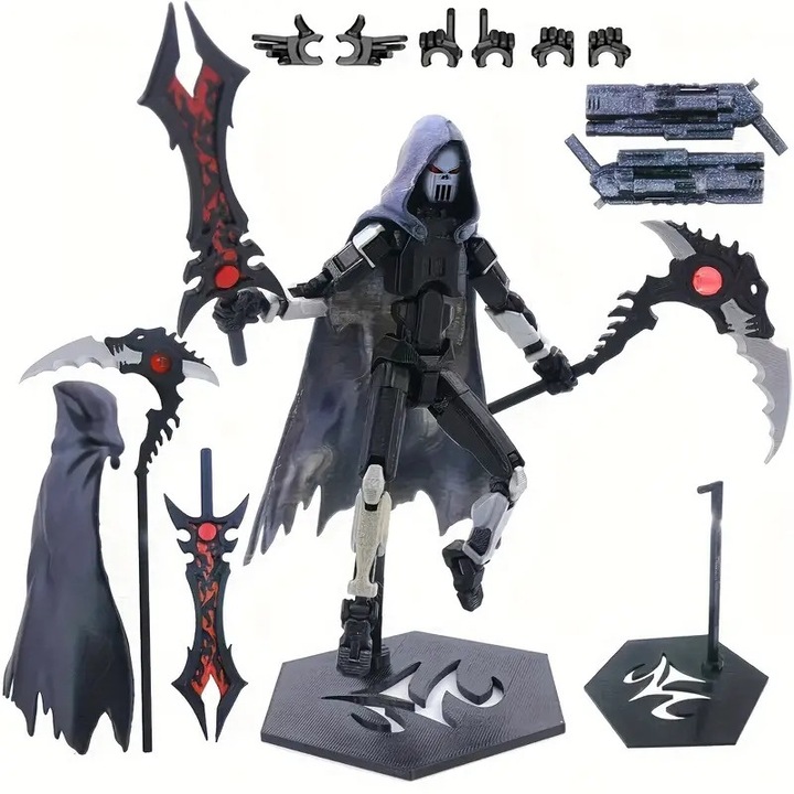 Робот Shadow Reaper - Phantom Steel Edition, среден, 3D отпечатан, silver gray/black, IMALDI PRO