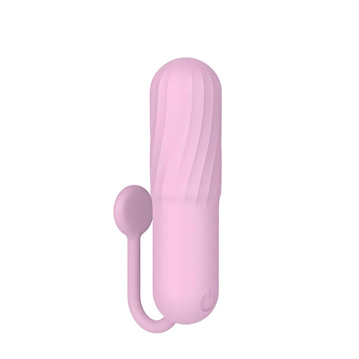 Mini G Spot Vibrátor, 10 mód, szilikon, rózsaszín, 8,5 cm, készlet USB töltőkábellel