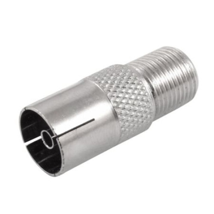 Adapter Straight TV Mother - F Mother 90 fokos, fémes