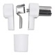 Conector (Mufa) TV Tata Plastic Ecranata 90 Grade 75 Ohm cu cleme