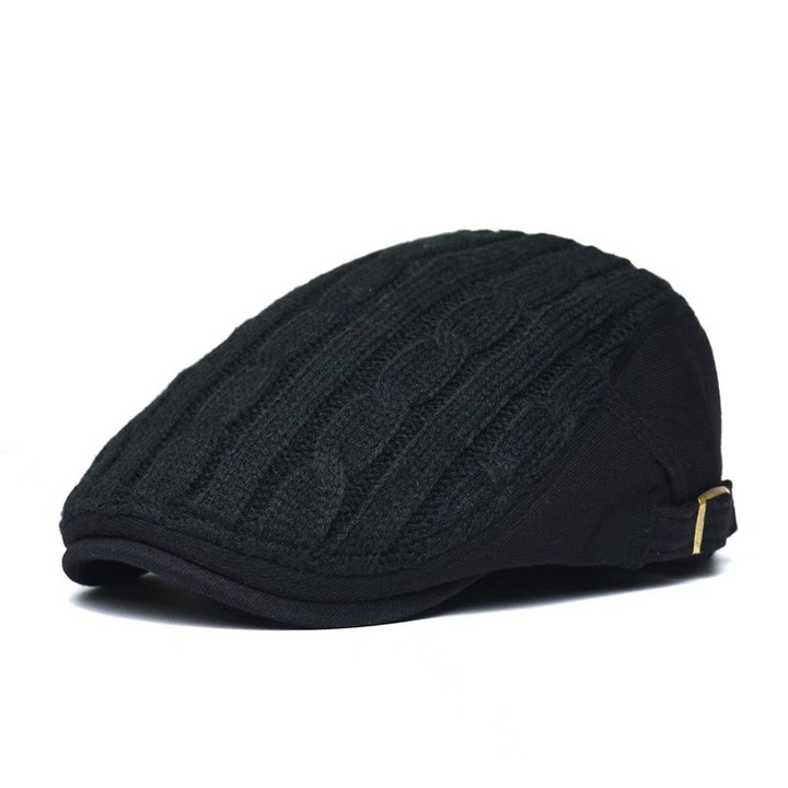 Palarie barbati, negru, 56-60cm, bumbac