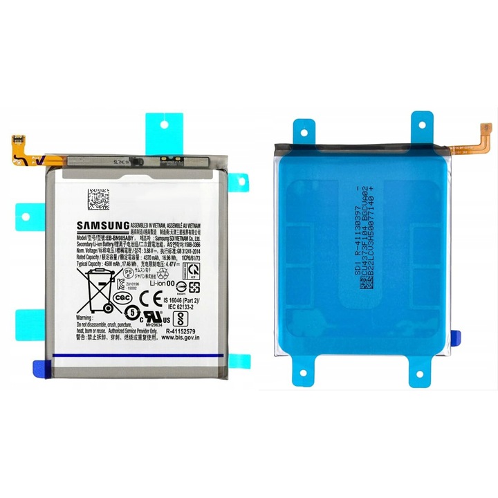 Батерия за Galaxy Note 20 Ultra 5G, Samsung, 4500 mAh, многоцветна