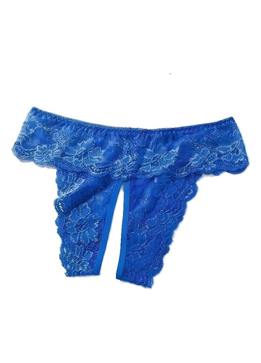 Chiloti sexy pentru femei, Albastru, Albastru