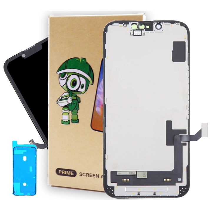 Дисплей Apple iPhone 14, твърд OLED, 6.10"